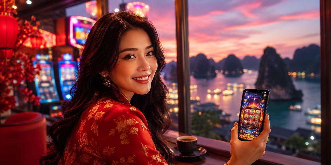 Người chơi giao dịch tài chính qua ngân hàng tại Hạ Long